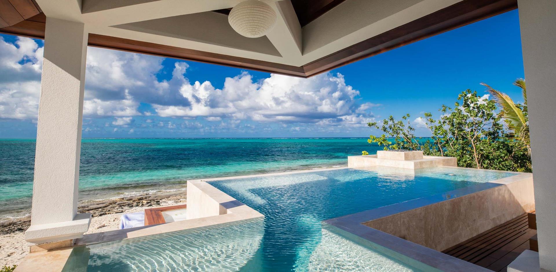 Pool area, Kai House, Turks and Caicos, Caribbean