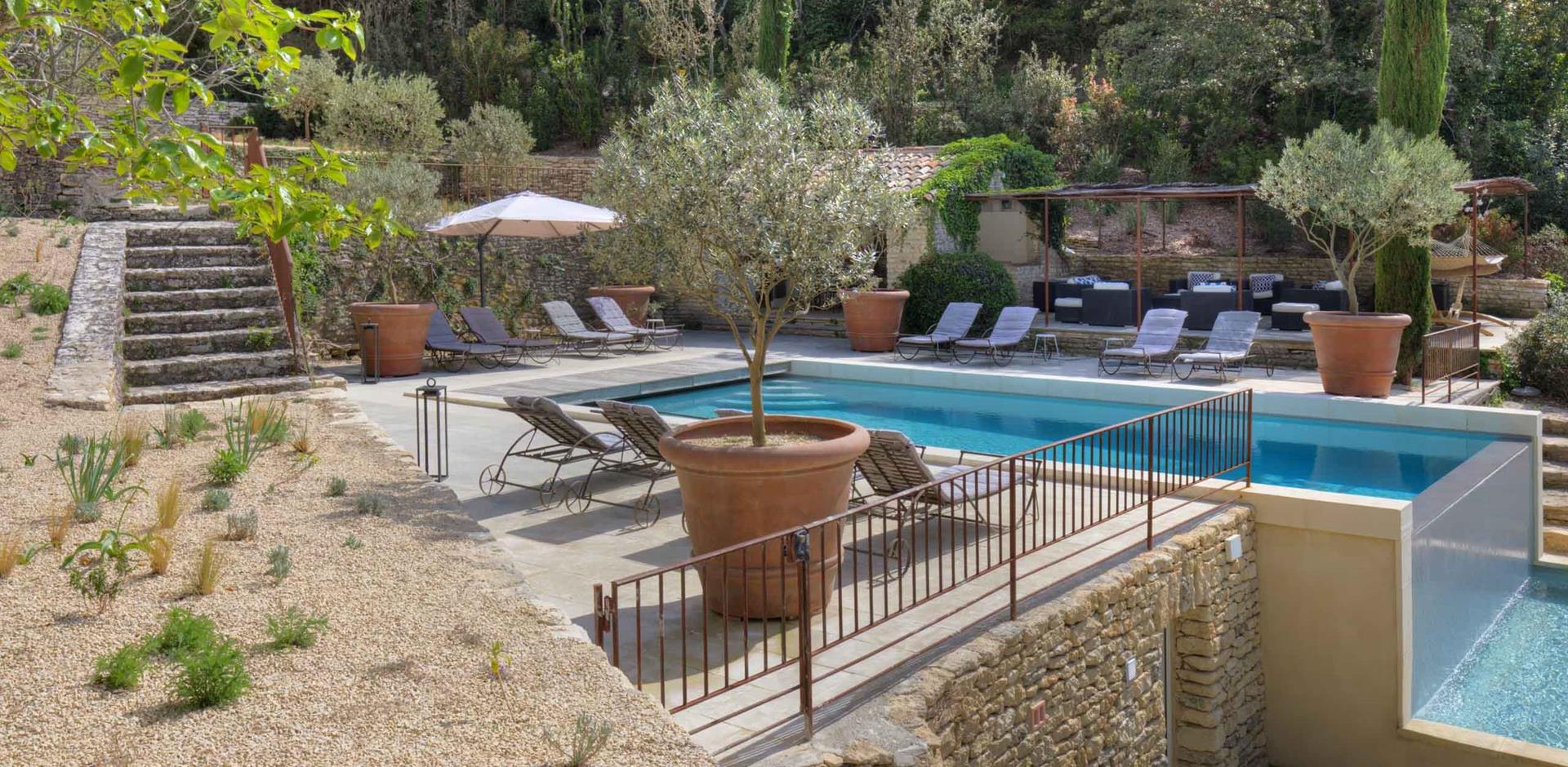Pool, Bastide Bonnieux, Provence