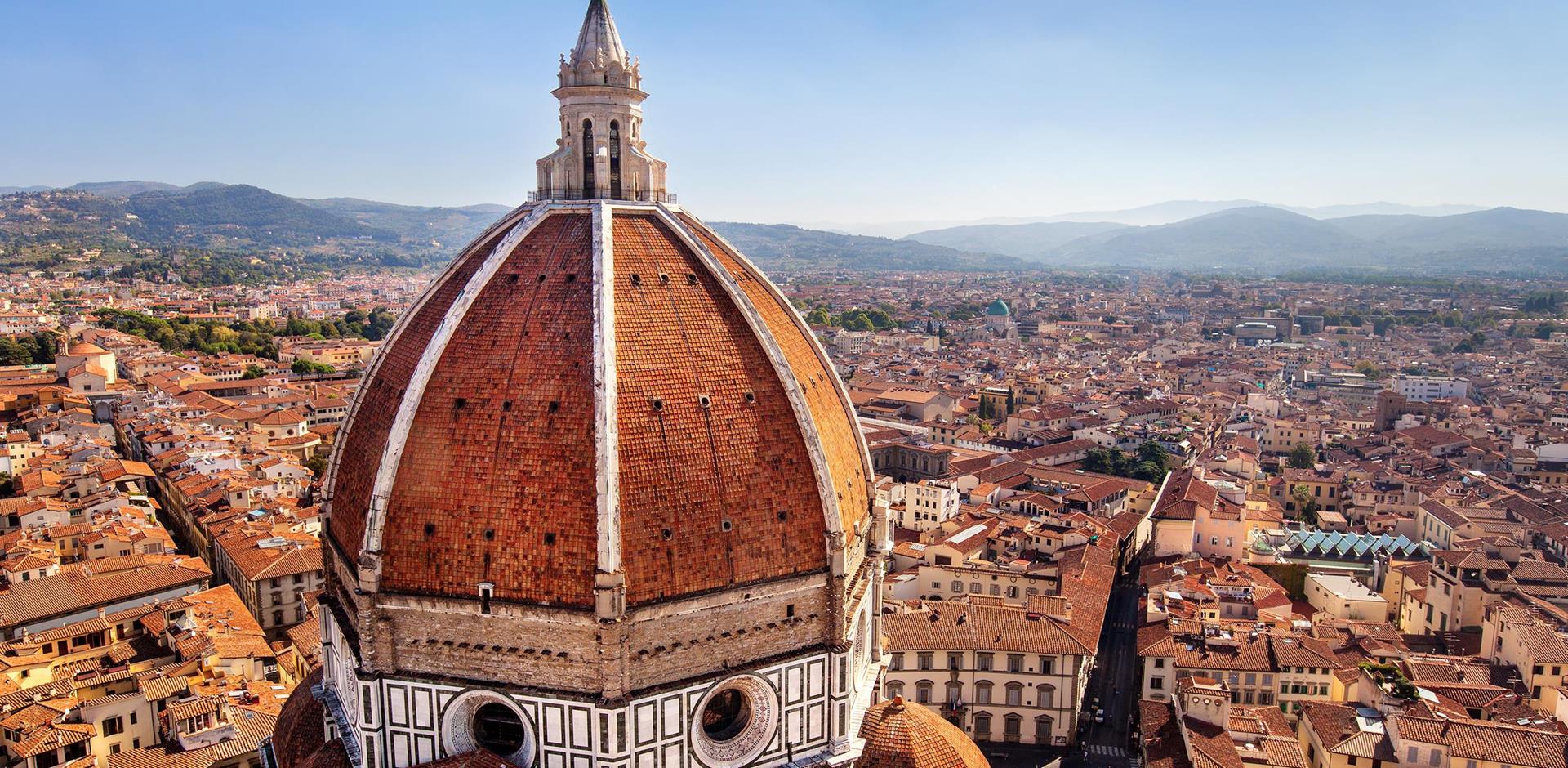 Aerial view of Florence, Italy