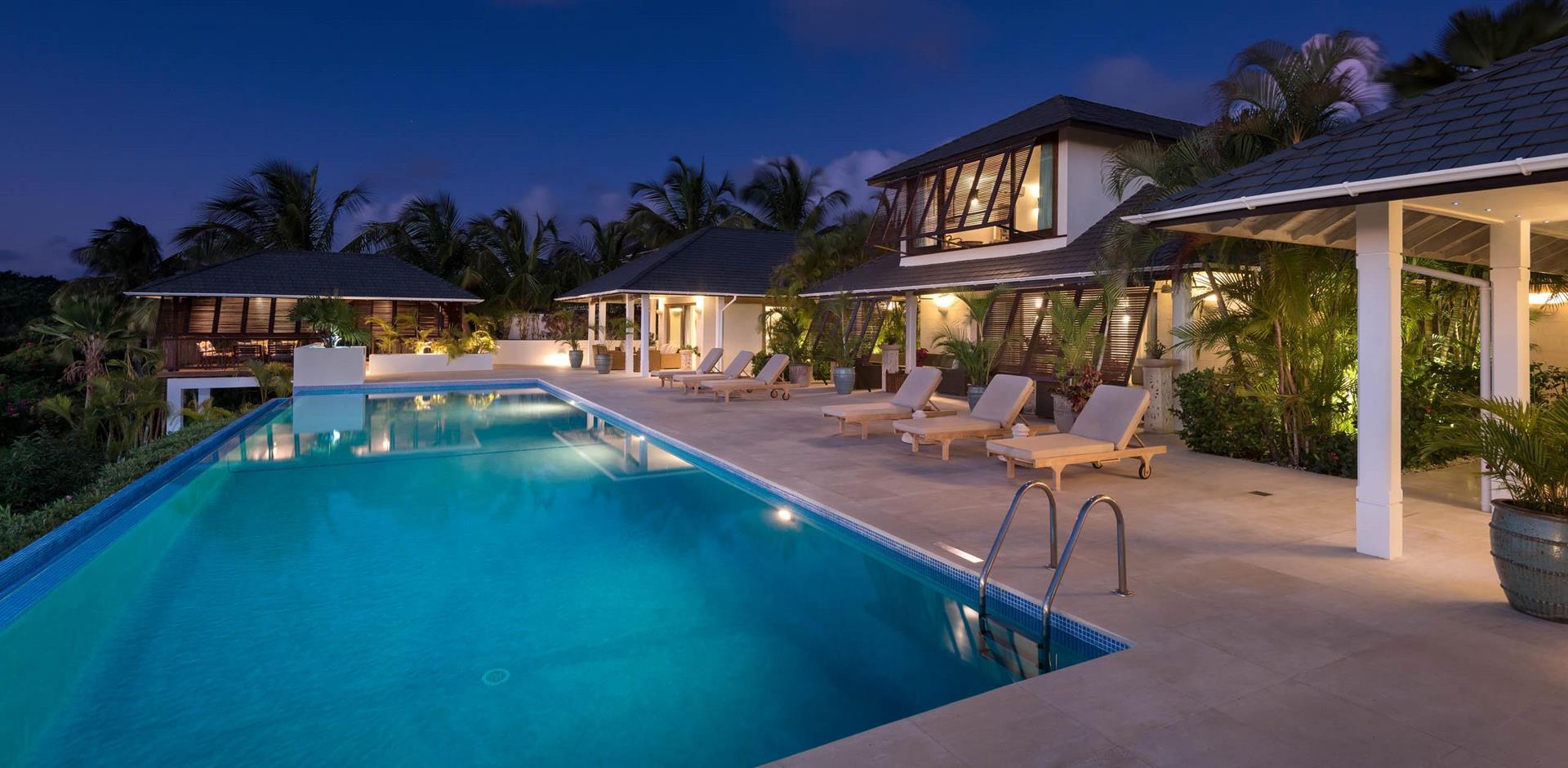 Pool area, Sama Sama, Barbados, Caribbean