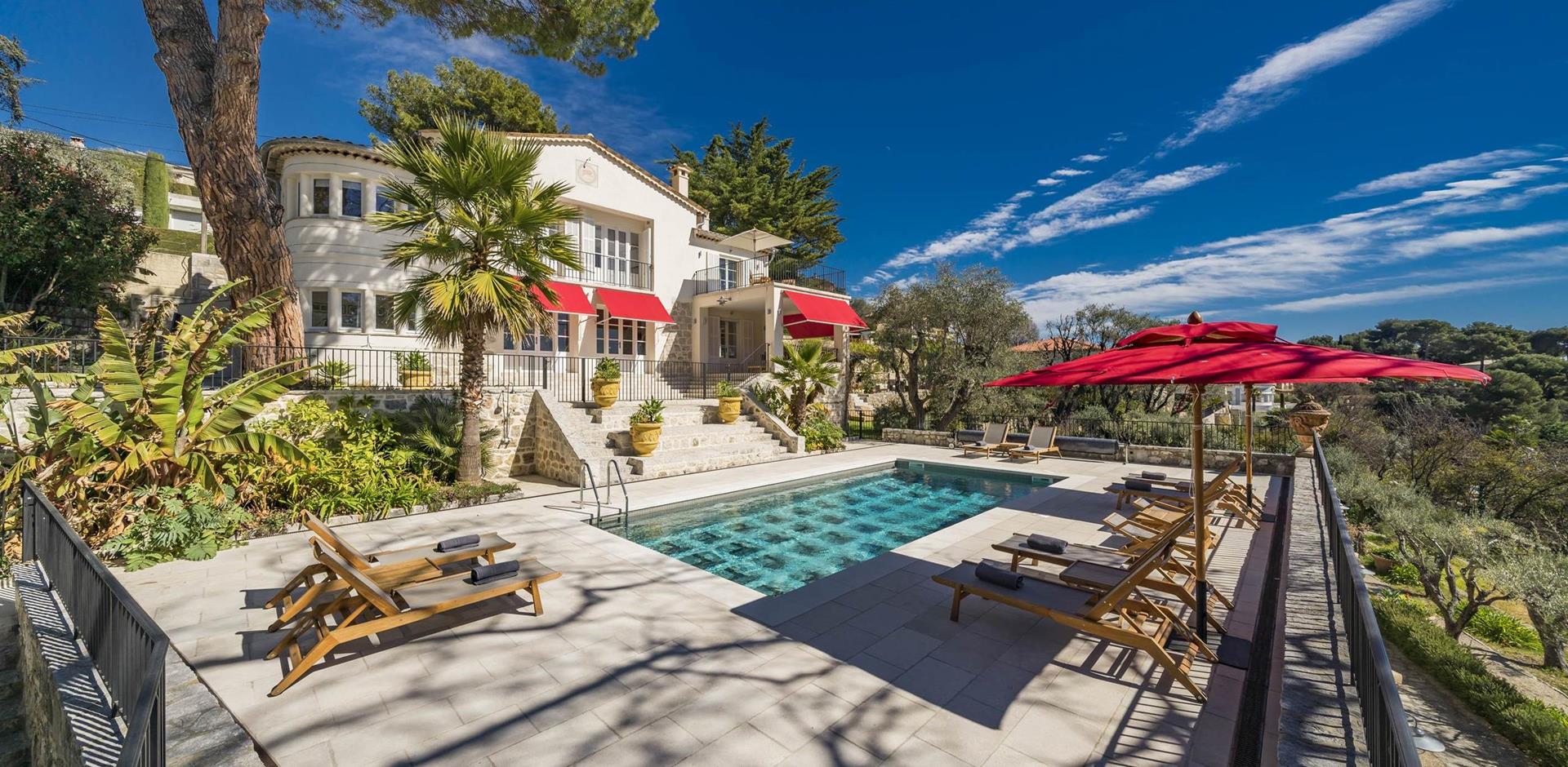 Swimming pool, L’Oliveraie, Vence, Grasse and St Paul