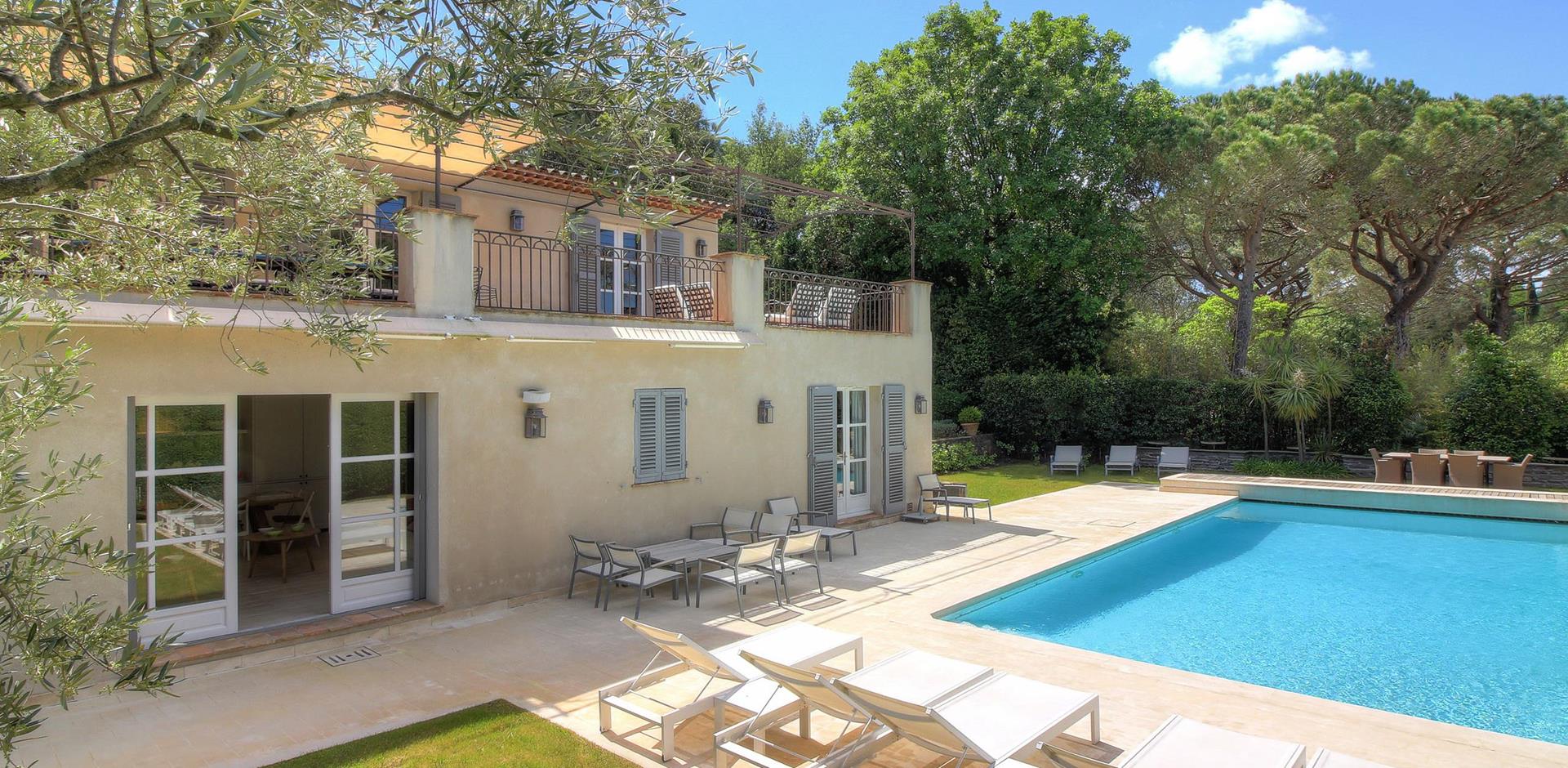Swimming pool, Villa de la Colline, Saint-Tropez