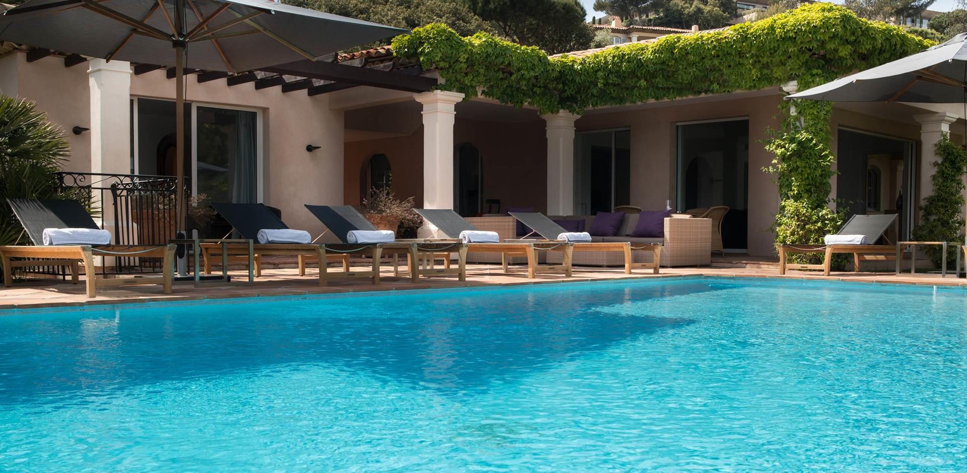 Swimming pool, Villa Pivoine, La Reserve, Ramatuelle, Saint Tropez