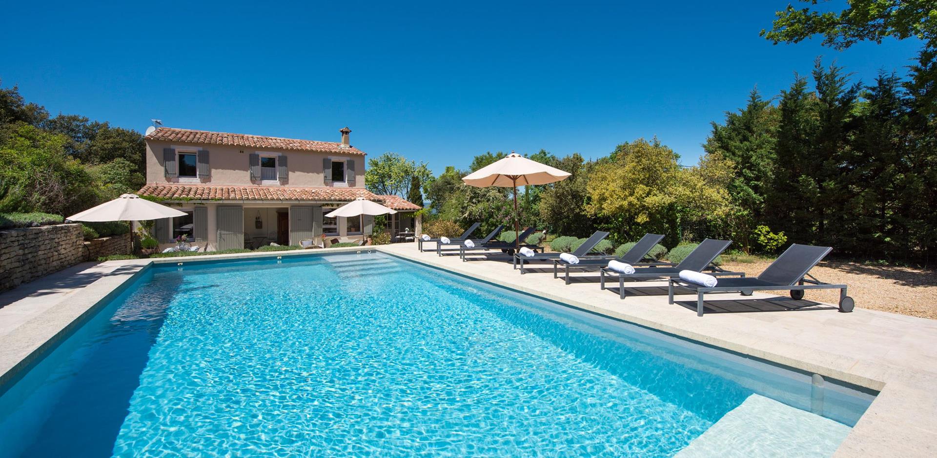 Pool area, La Provencale, Provence.