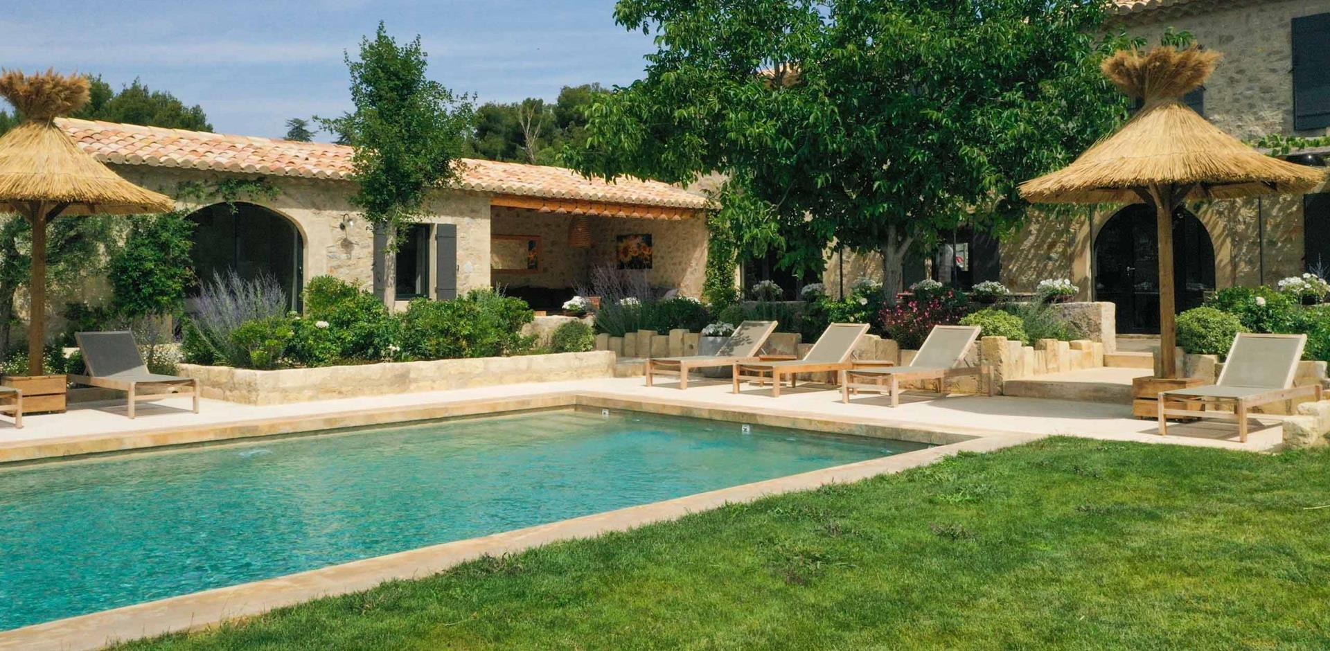 Pool, Le Mas des Fleurs, Provence, France