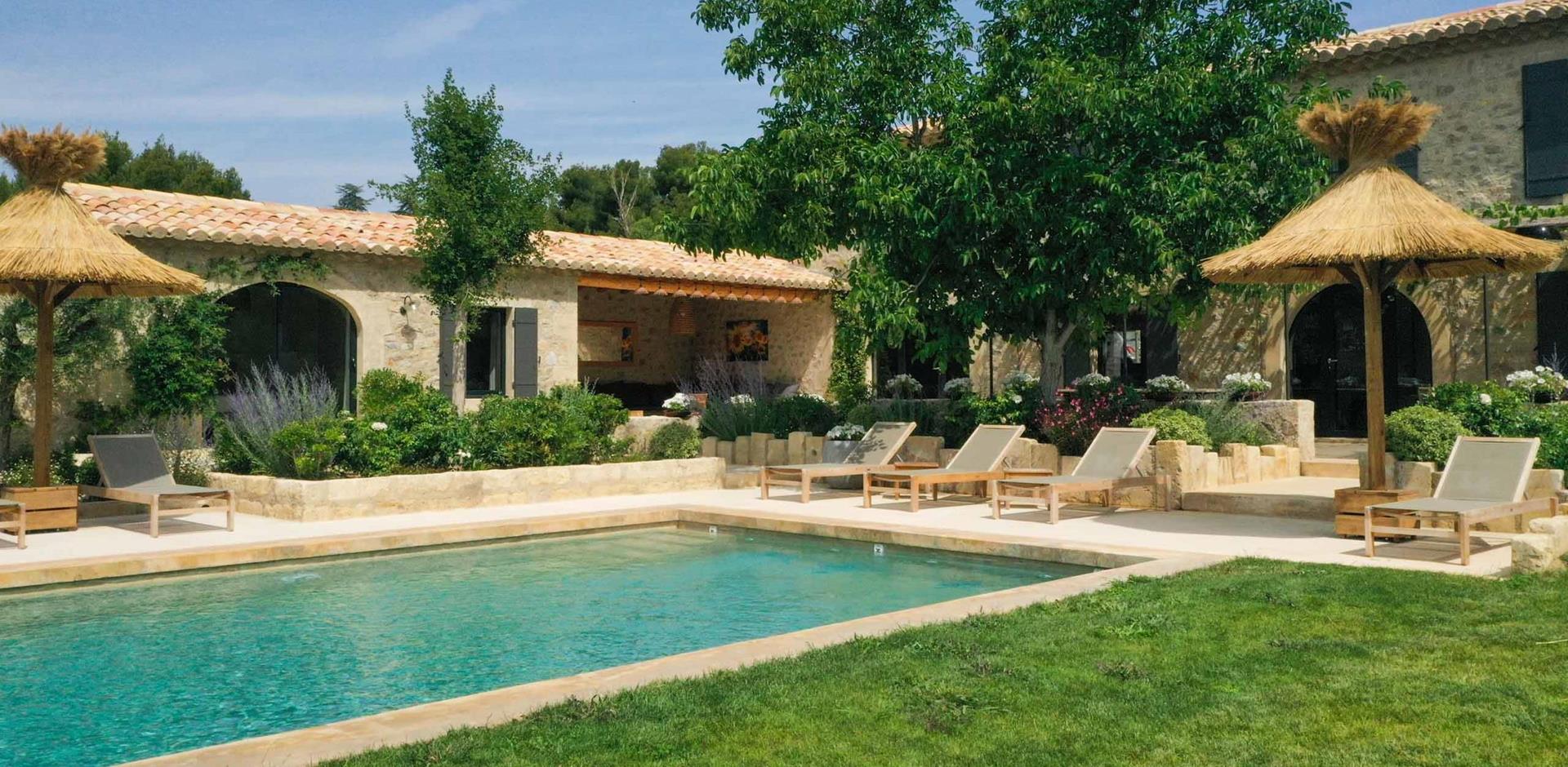 Pool, Le Mas des Fleurs, Provence, France