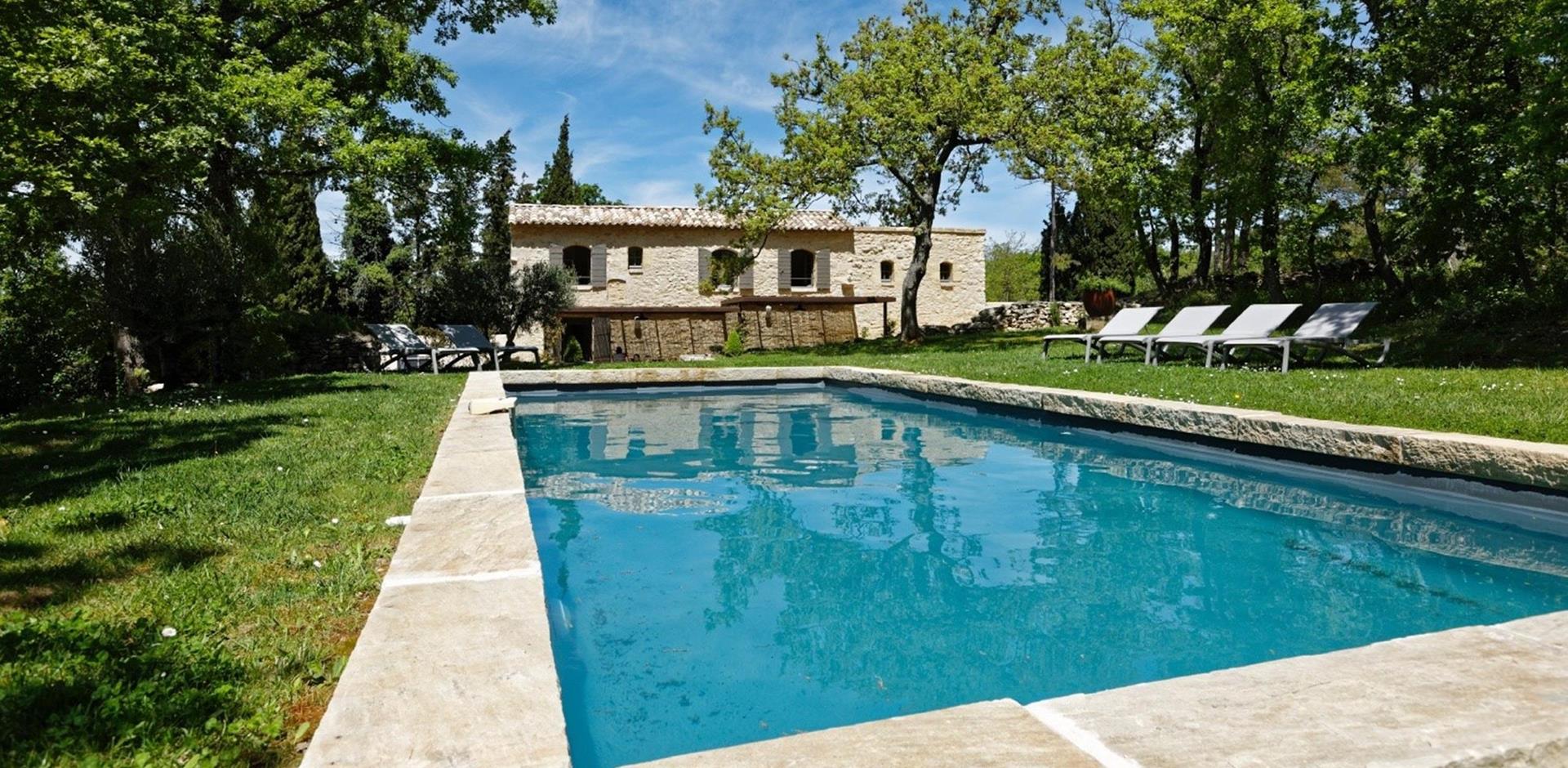 Pool area, Le Mas des Galets, Provence