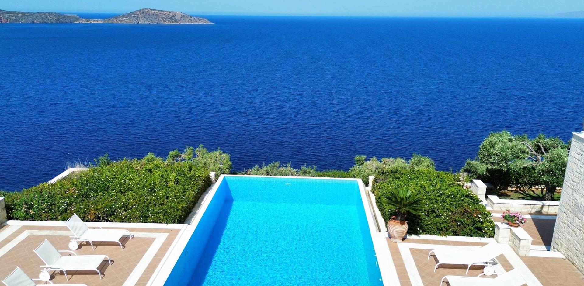 Pool, Simeroma, Crete, Greece