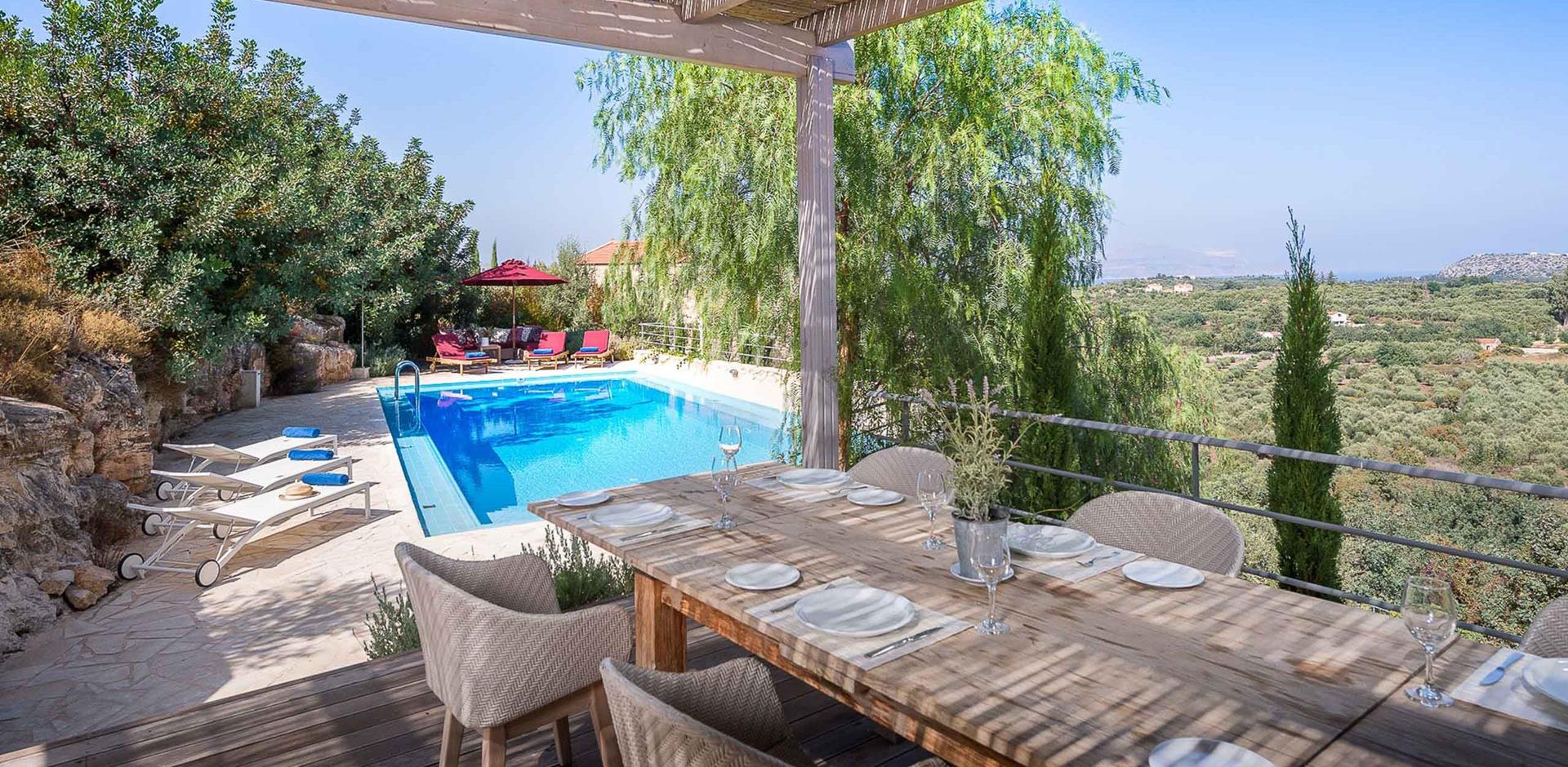 Al Fresco Dining Area, The Rosemary Estate, Crete