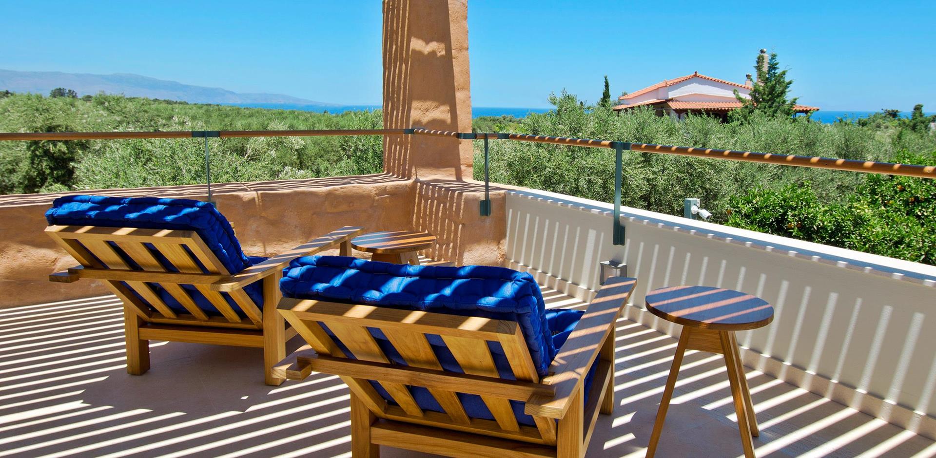 Sun Terrace, Villa Alsos, Crete