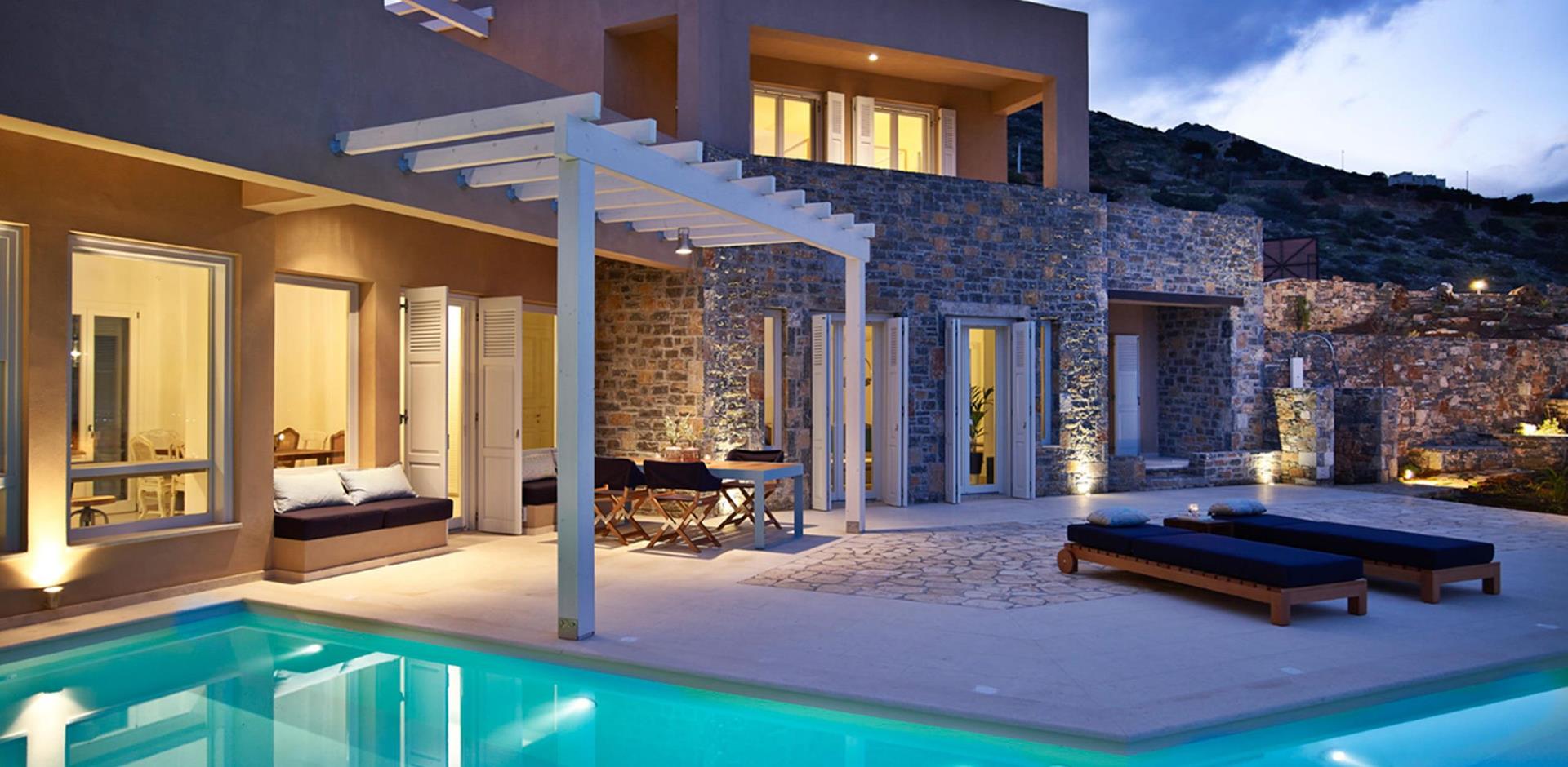 Evening, Villa Cienta, Crete