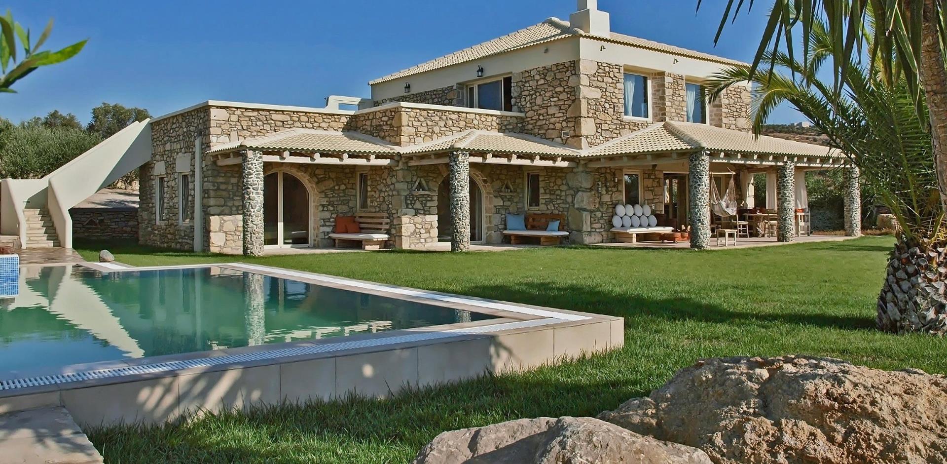 Pool and Garden, Villa Harmonia, Crete