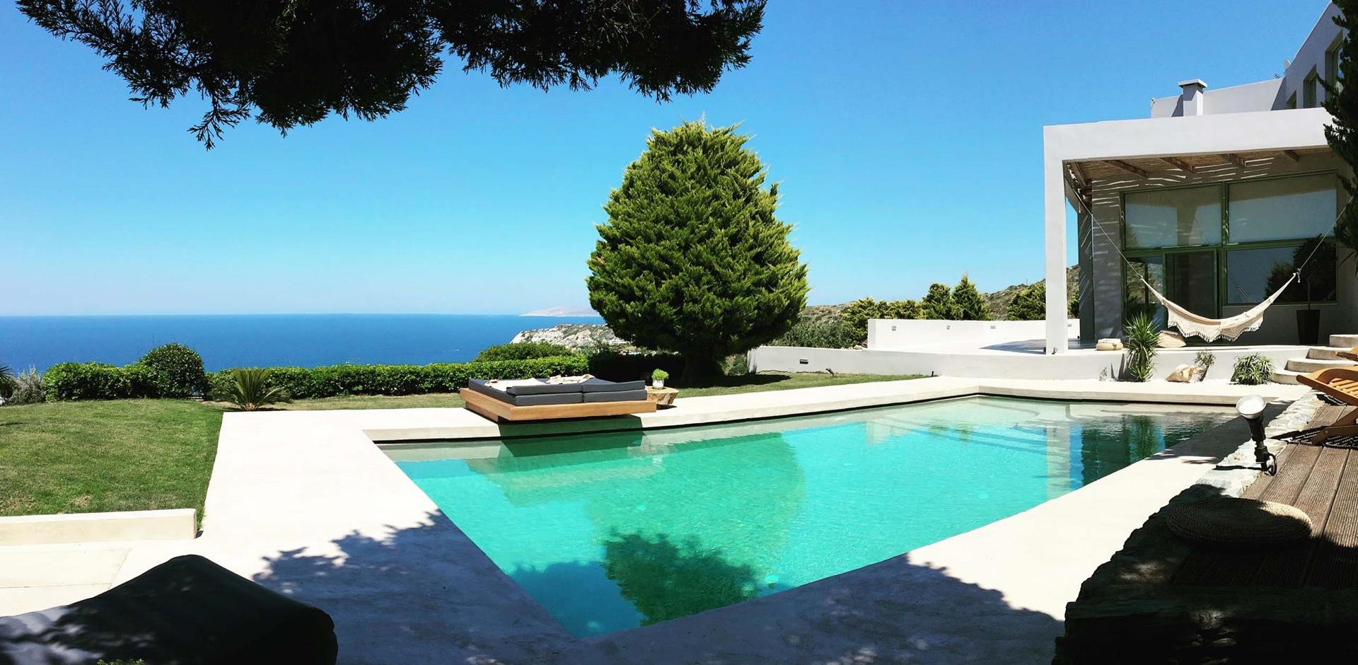 Pool area, Villa la Macy, Crete, Greece, Europe