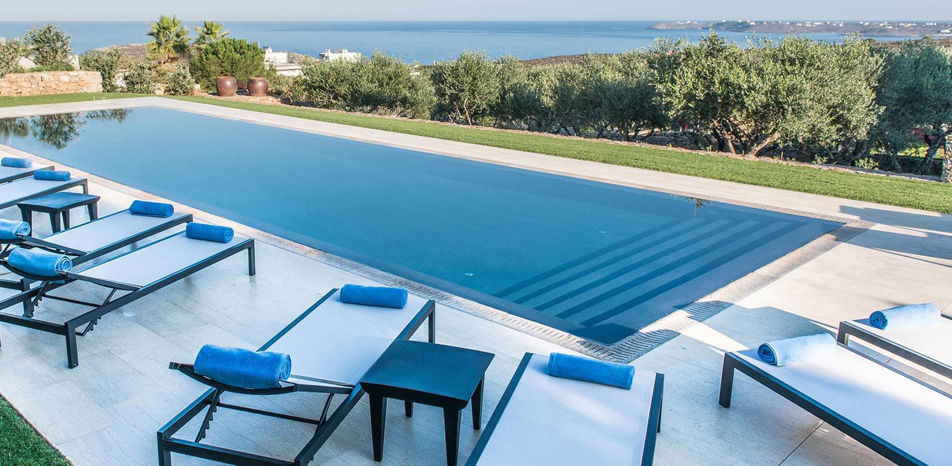 Pool Area, Villa Sindica, Crete
