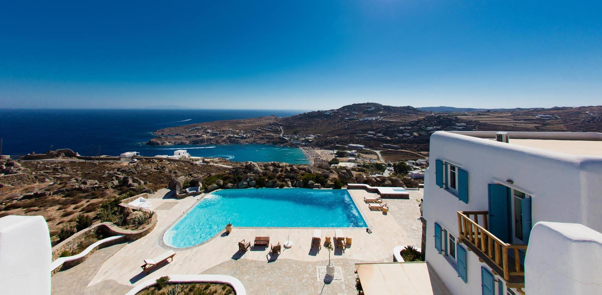 Pool, Paradise Blue, Mykonos