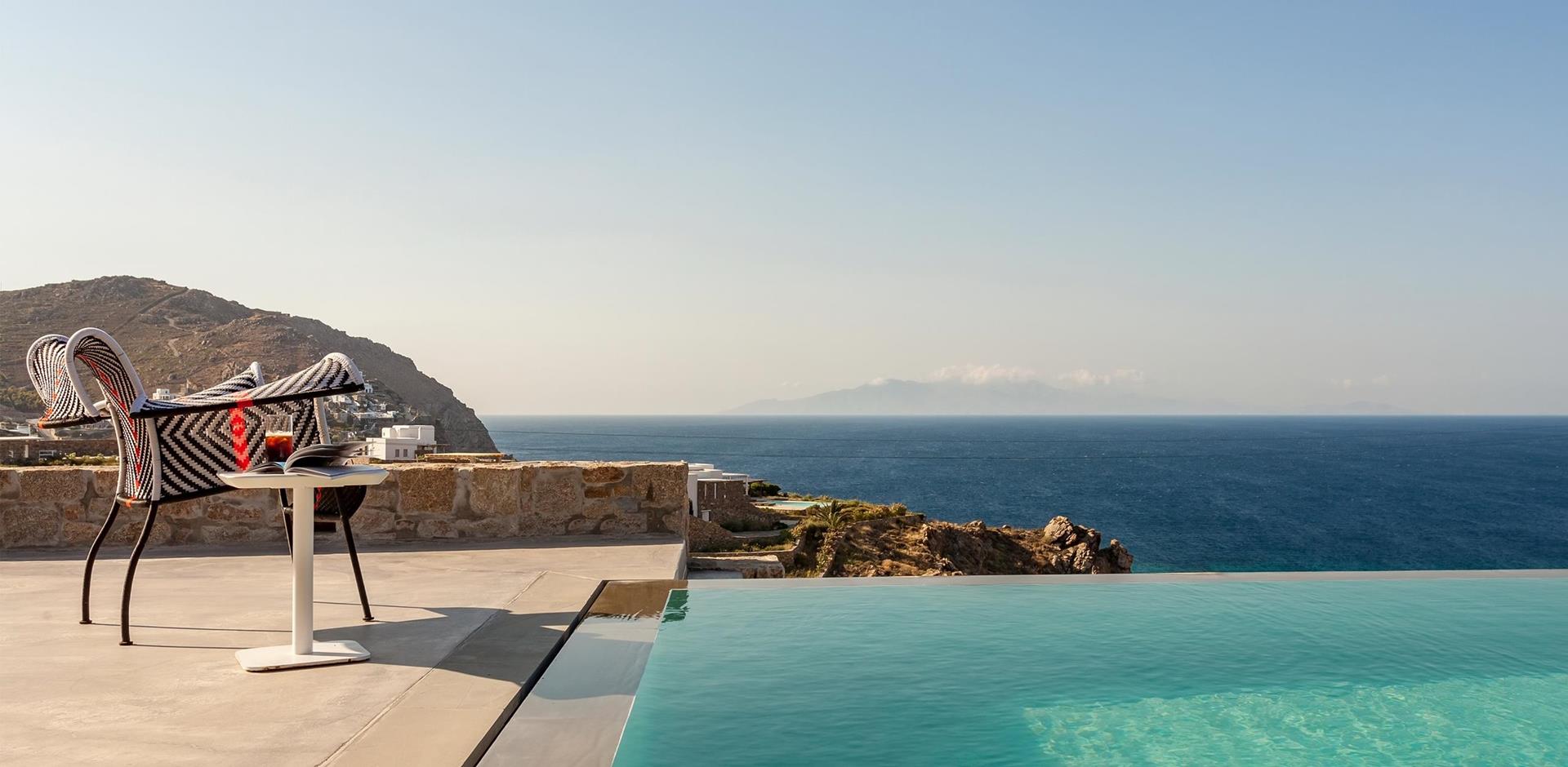 Infinity Pool, Villa Quartz, Mykonos