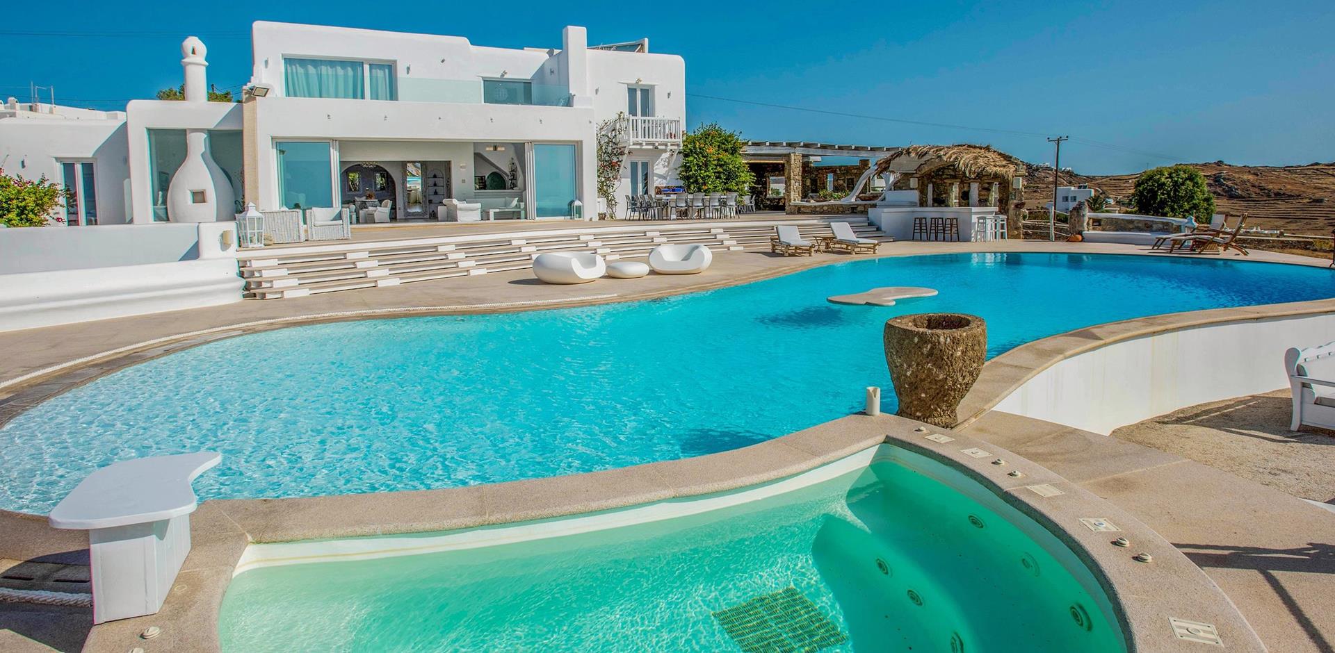 Pool Area, The Zarassi Estate, Mykonos