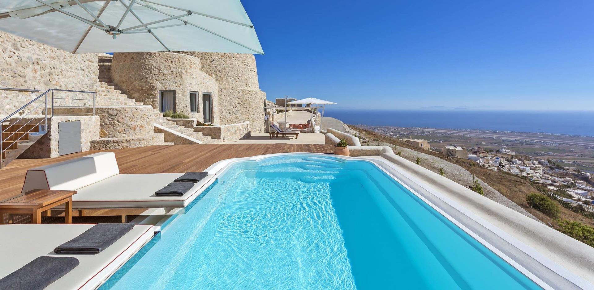 Pool, Villa Kassie, Santorini