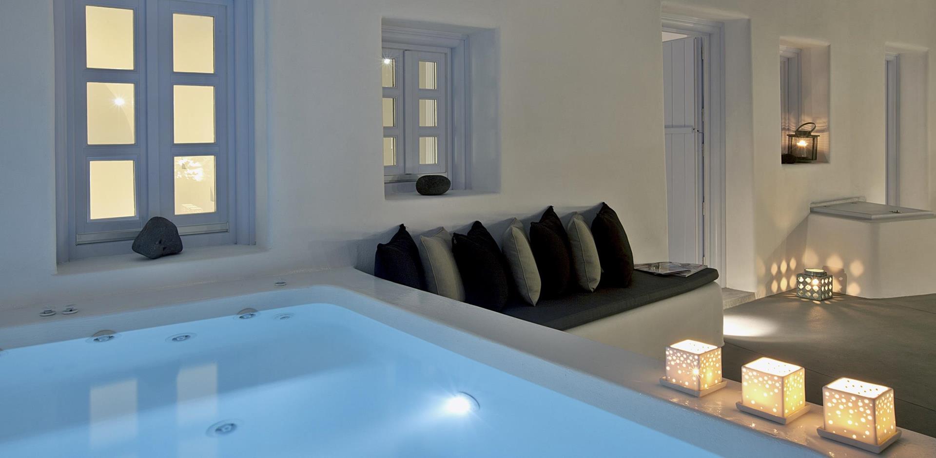 Jacuzzi, Villa Thelo, Santorini