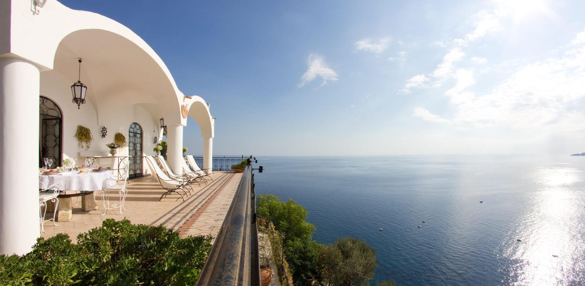 Terrace Seating Area With Sea View, Villa Grande, Amalfi Coast