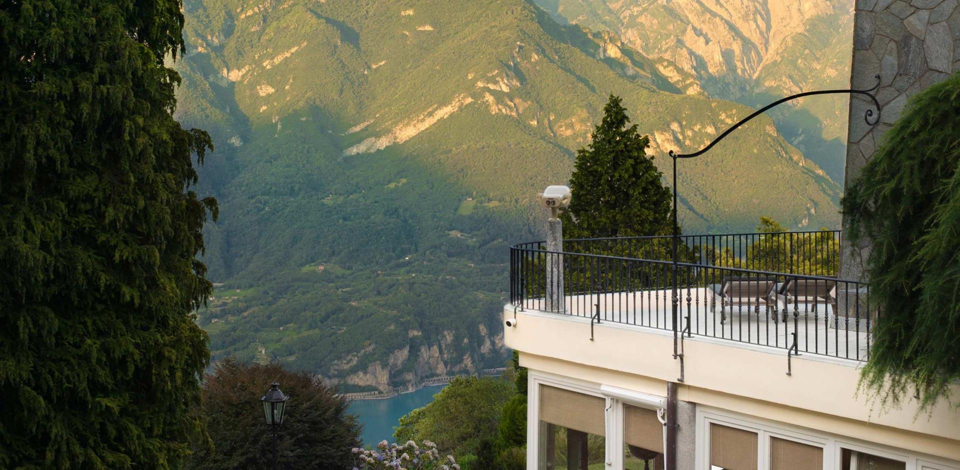 View, Villa Christine, Lake Como, Italy