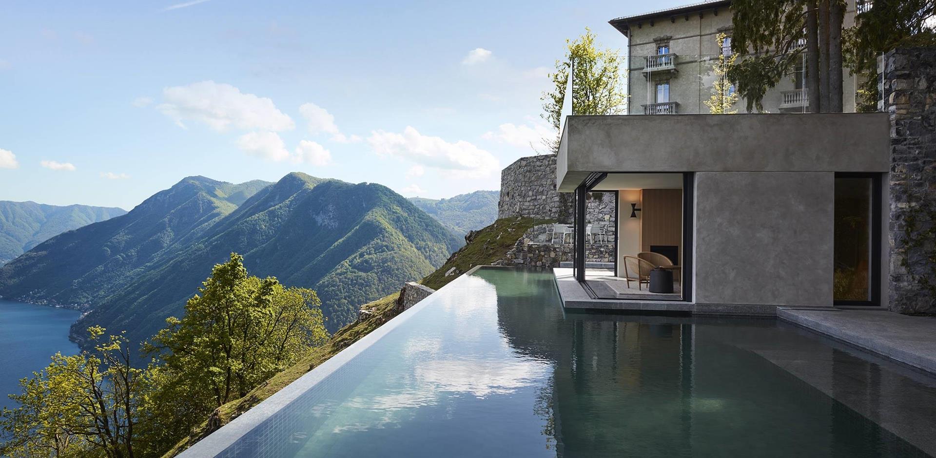 Infinity Pool, Villa Rocco, Lake Como