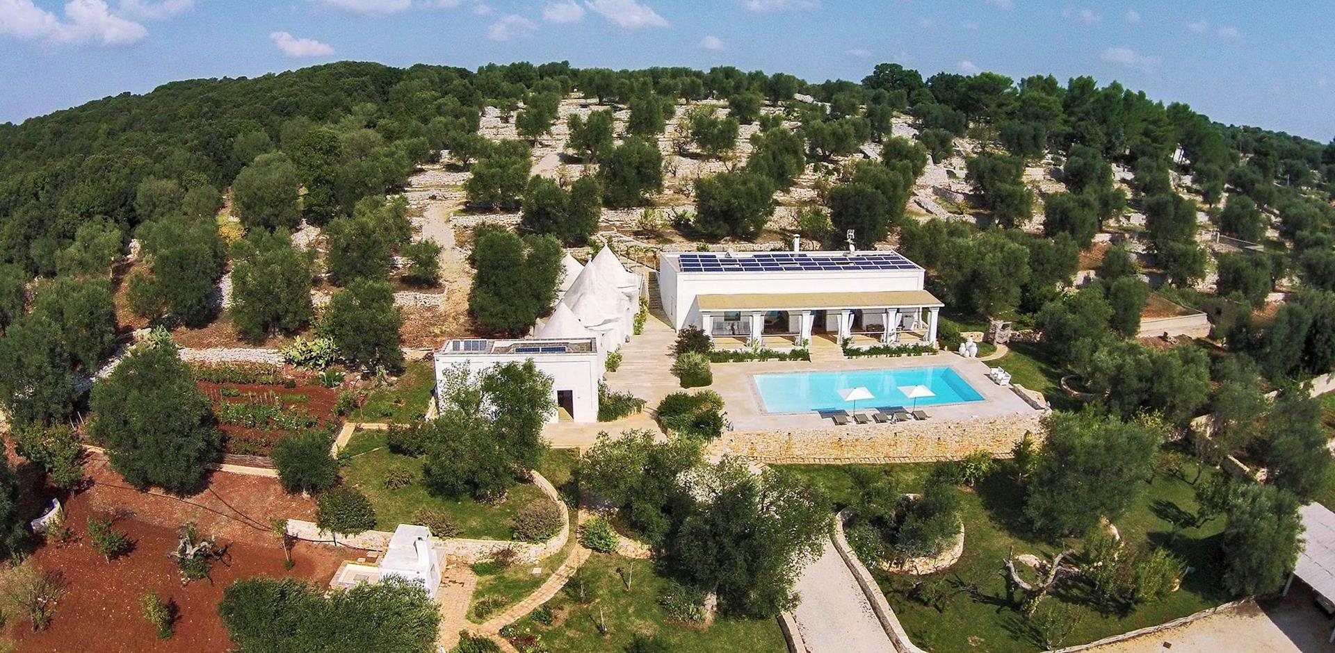 Aerial View, Villa La Lama, Puglia