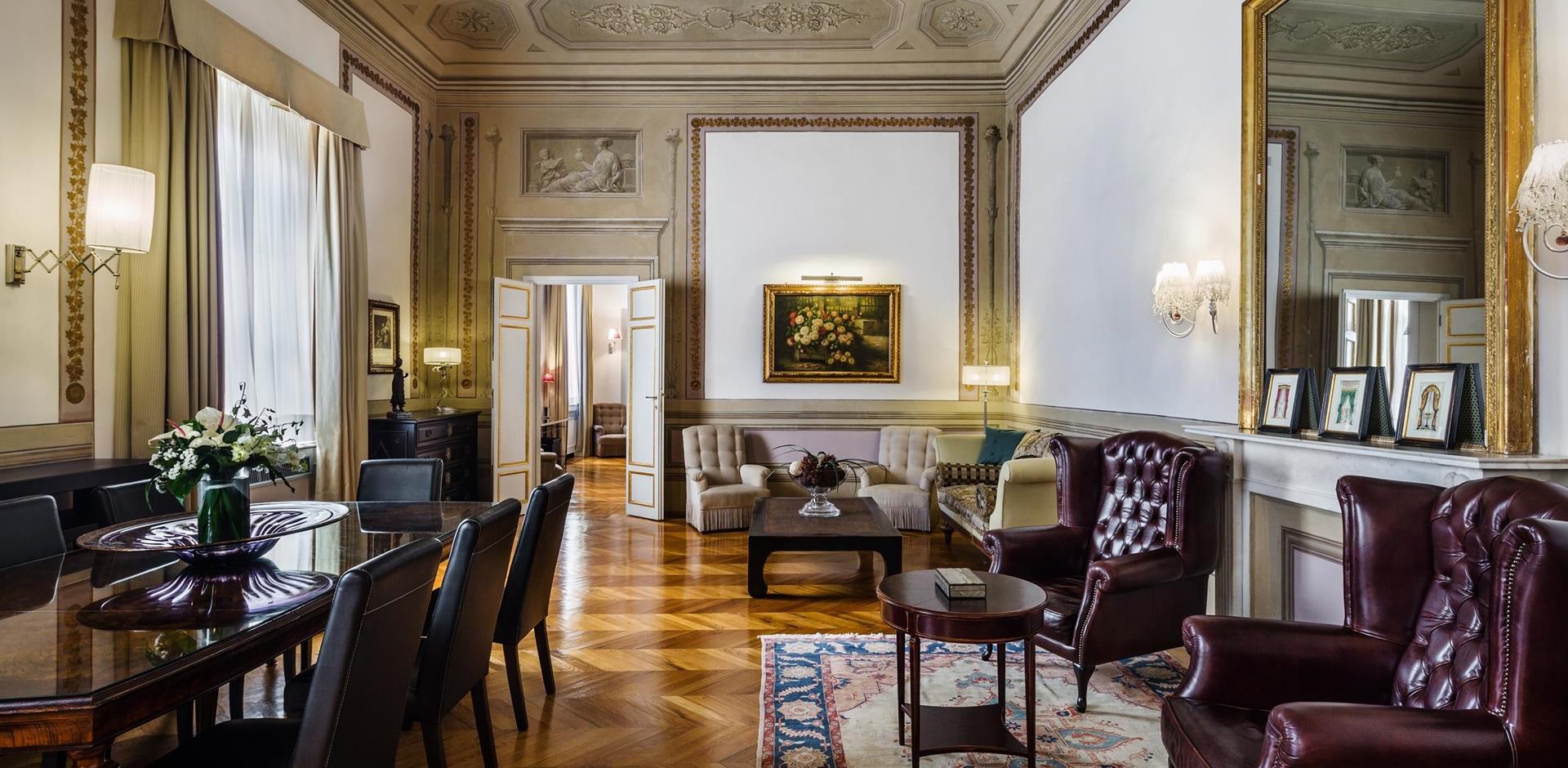 Dining area, The Baldinucci Suite, Florence