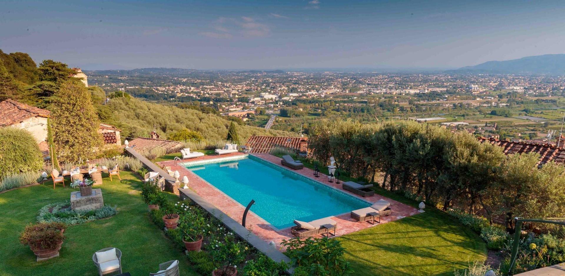 Pool, Villa Collina Serchio, Tuscany