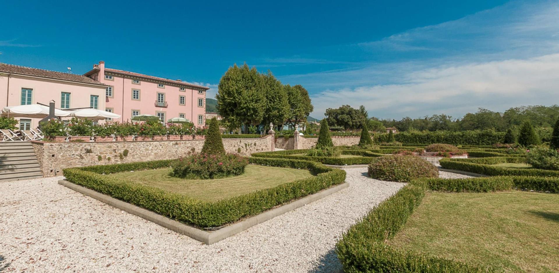 Garden, Villa Letizia, Tuscany, Italy