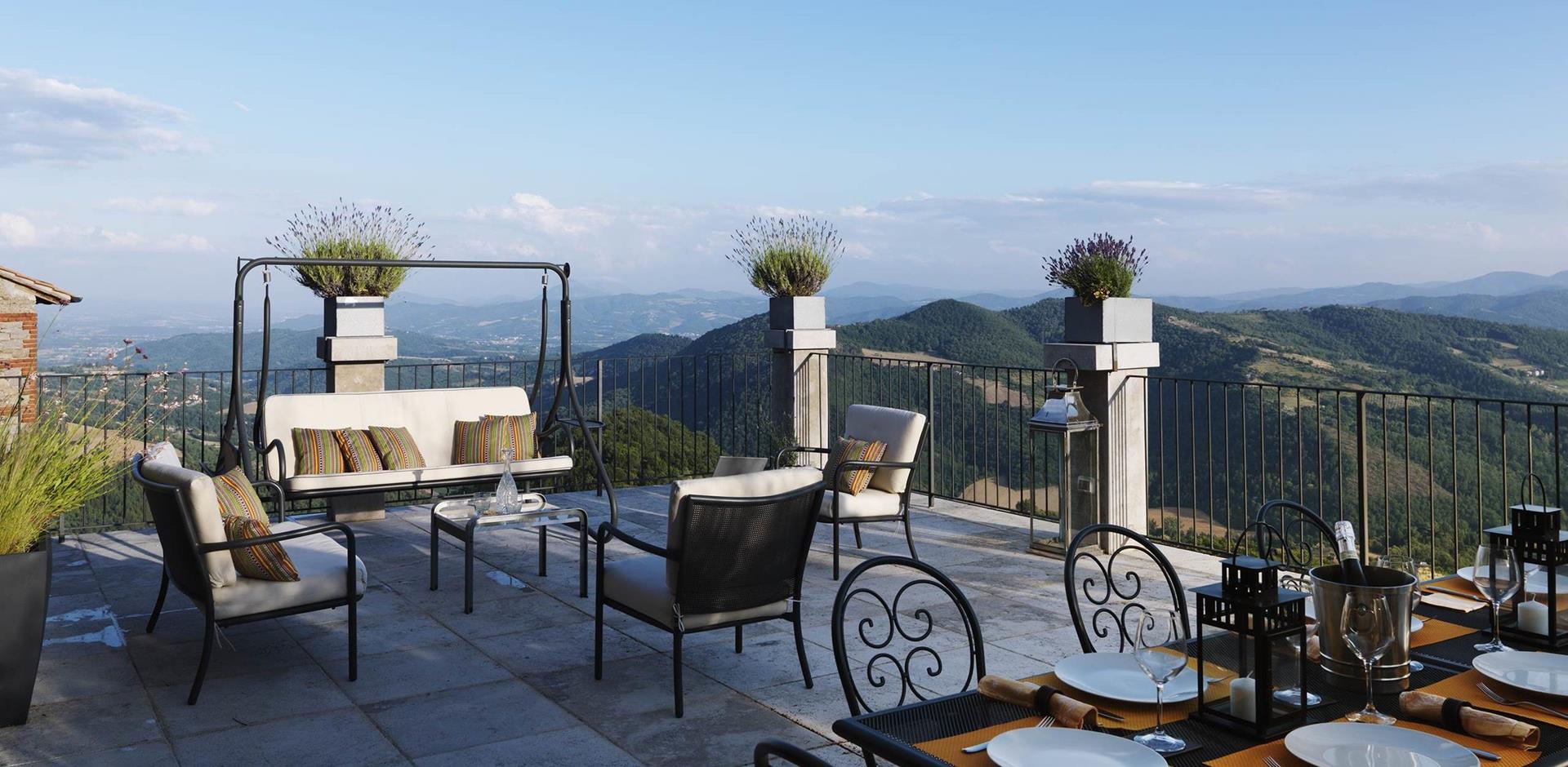 Outdoor Seating Area, La Taverna al Monte, Umbria