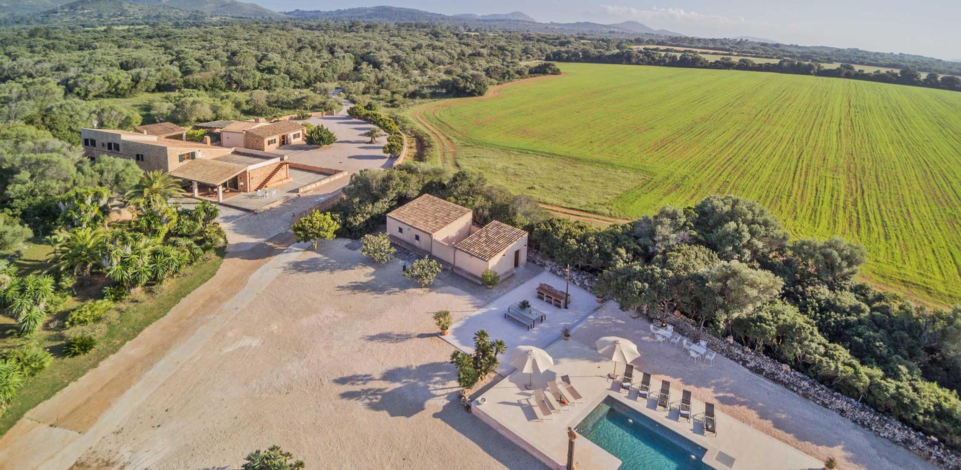 Aerial View, Finca Amadeo, Majorca