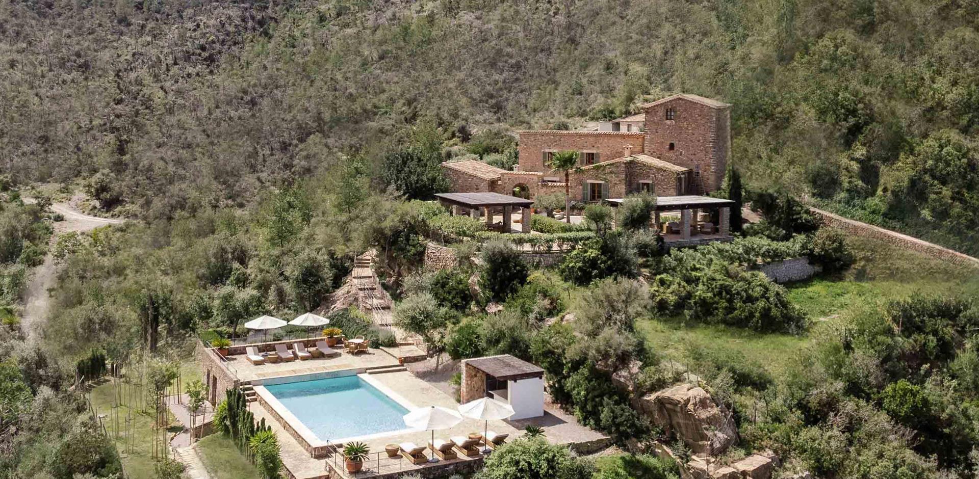 Aerial view, Son Balagueret, Majorca, Spain