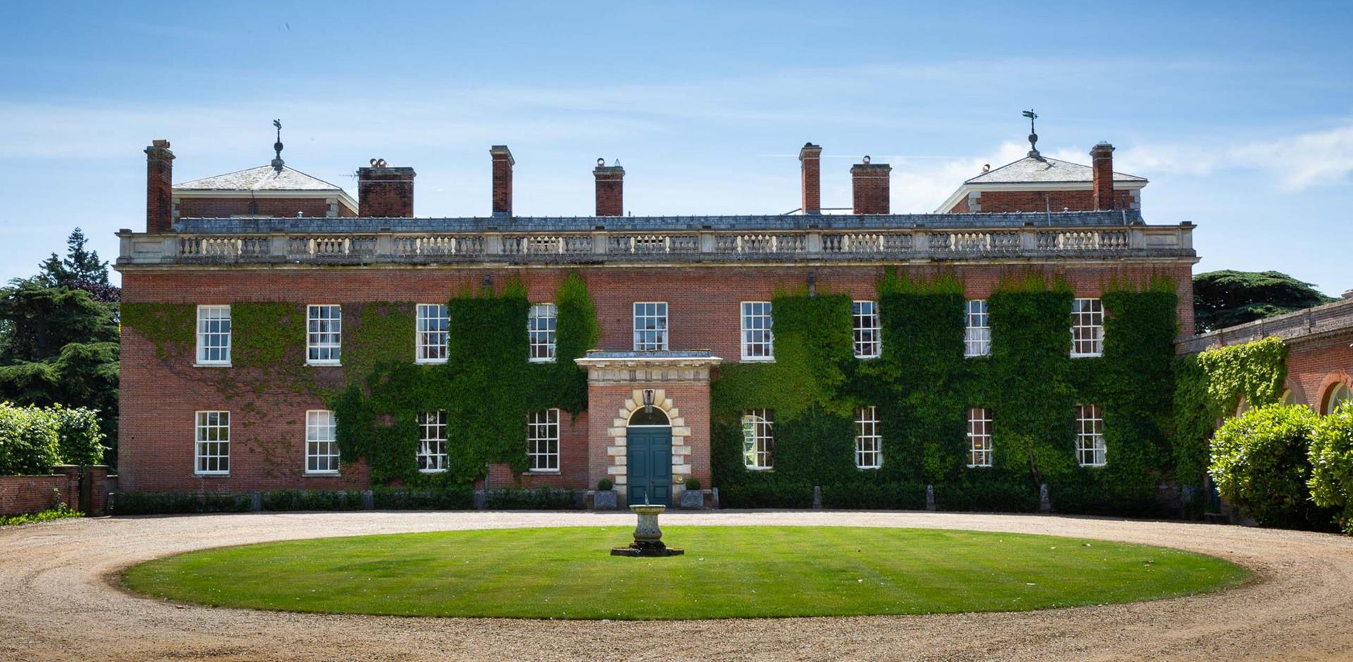 Front, Euston Hall, Suffolk, UK
